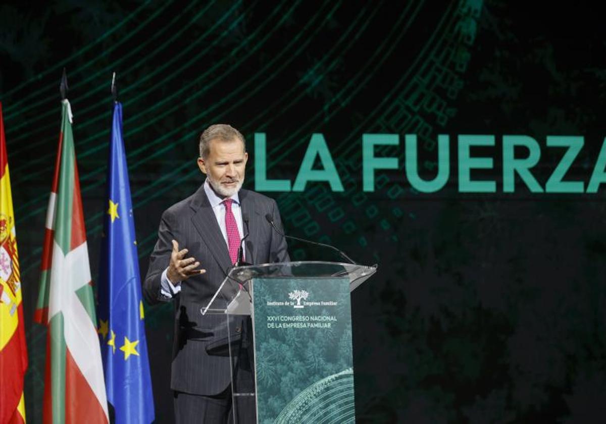 El rey Felipe VI preside la ceremonia de inauguración del XXVI Congreso Nacional de la Empresa Familiar