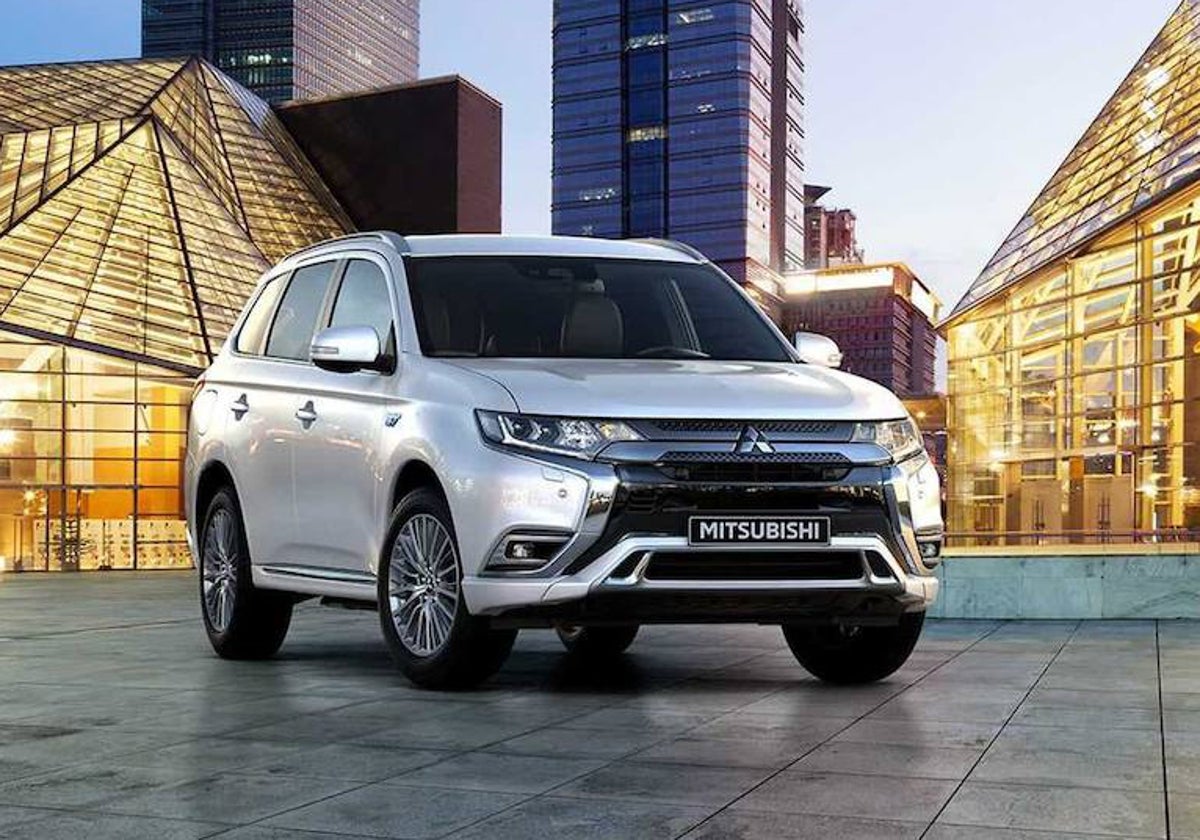 El Mitsubishi Outlander híbrido enchufable.