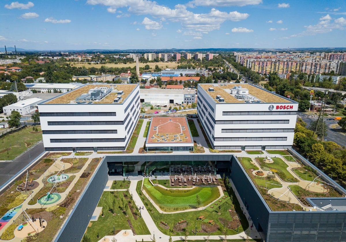 El campus de I+D de Bosch en Budapest.