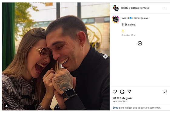 Ana Guerra y Víctor Elías confirman el 'sí quiero' en redes sociales