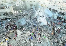 El pánico a las bombas atenaza a los civiles y les deja paralizados en el norte de Gaza