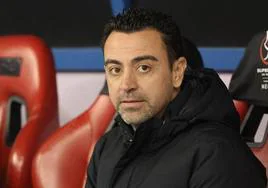 Xavi Hernández, entrenador del Barça.