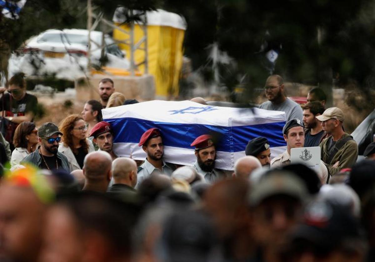 Funeral de Matan Meir.