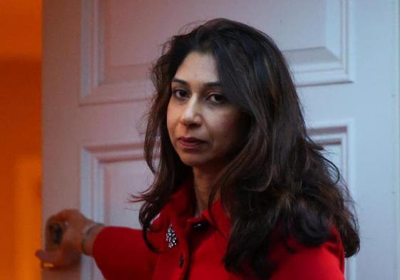 La ya exministra de Interior británica, Suella Braverman.