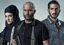 En el centro, el actor Lior Raz, creador de Fauda que se ha incorporado al Ejército israelí.