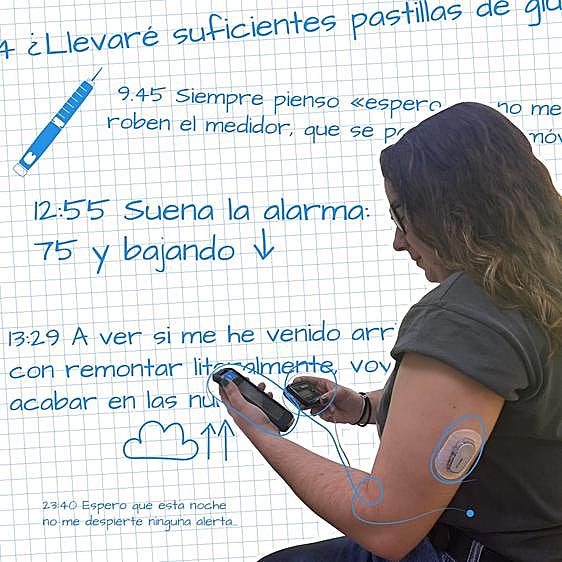 Diario de una diabética tipo 1: «Mis glucemias son una montaña rusa»