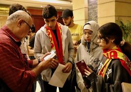 Hispanopalestinos evacuados de Gaza.