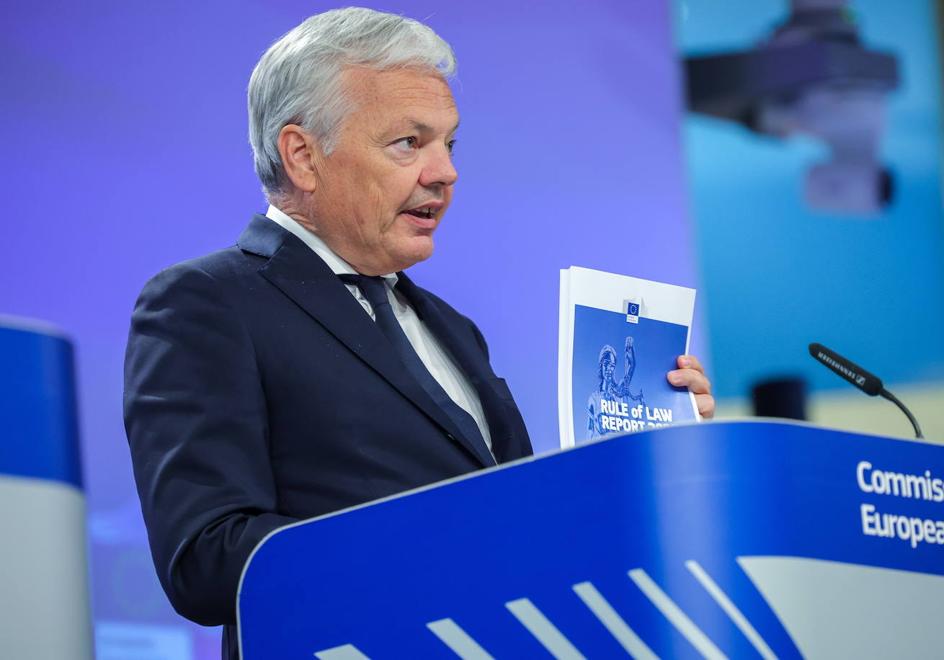 El comisario europeo de Justicia Didier Reynders.