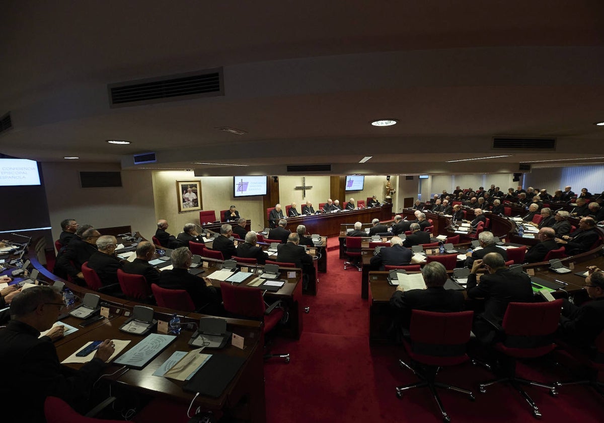 Imagen de la última asamblea plenaria de la Conferencia Episcopal.