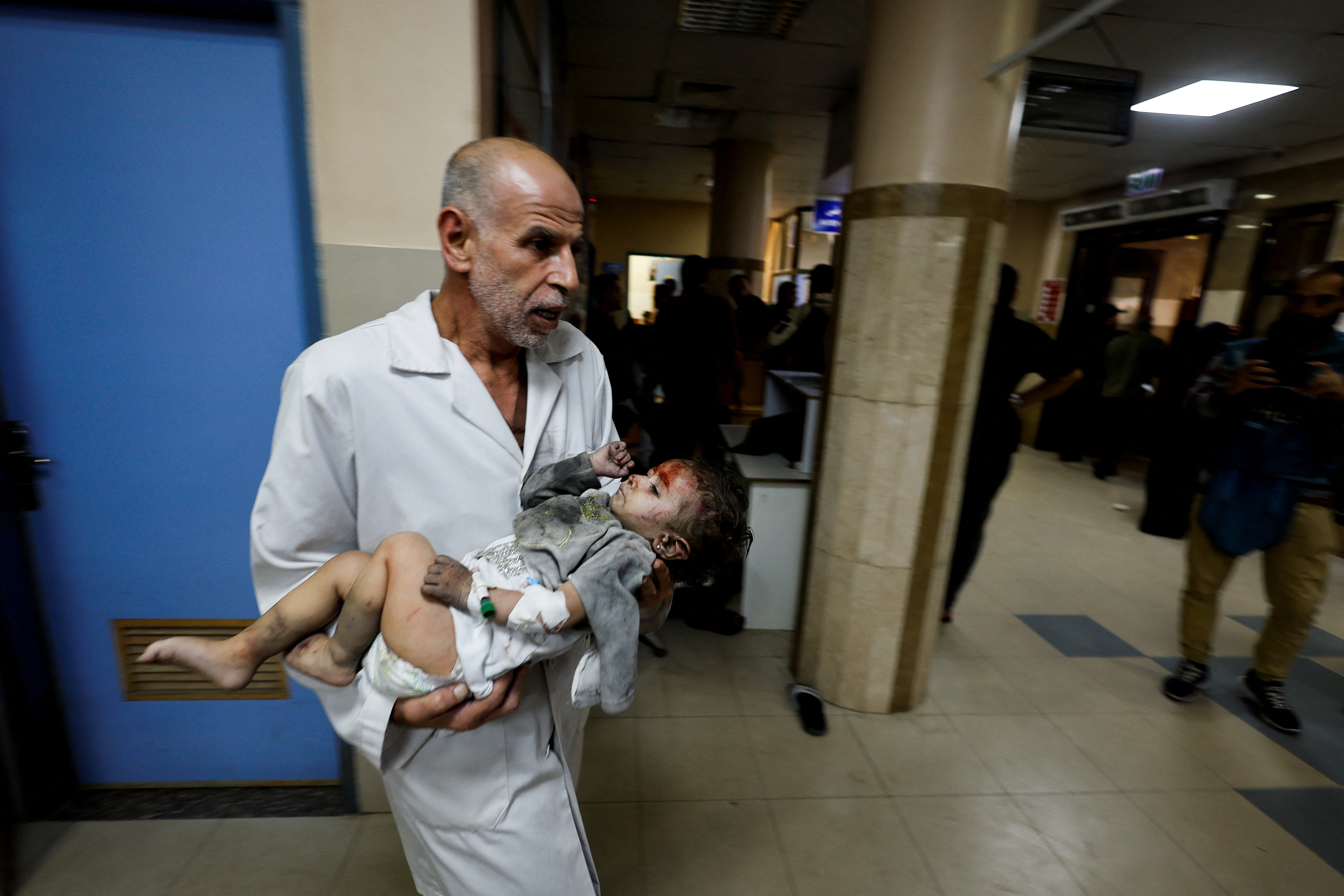 Imagen del interior de un hospital de Gaza