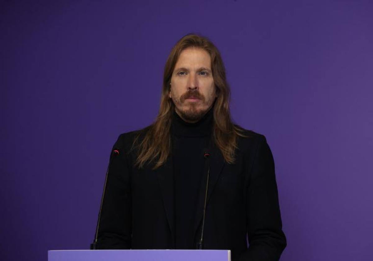 El coportavoz de Podemos Pablo Fernández.