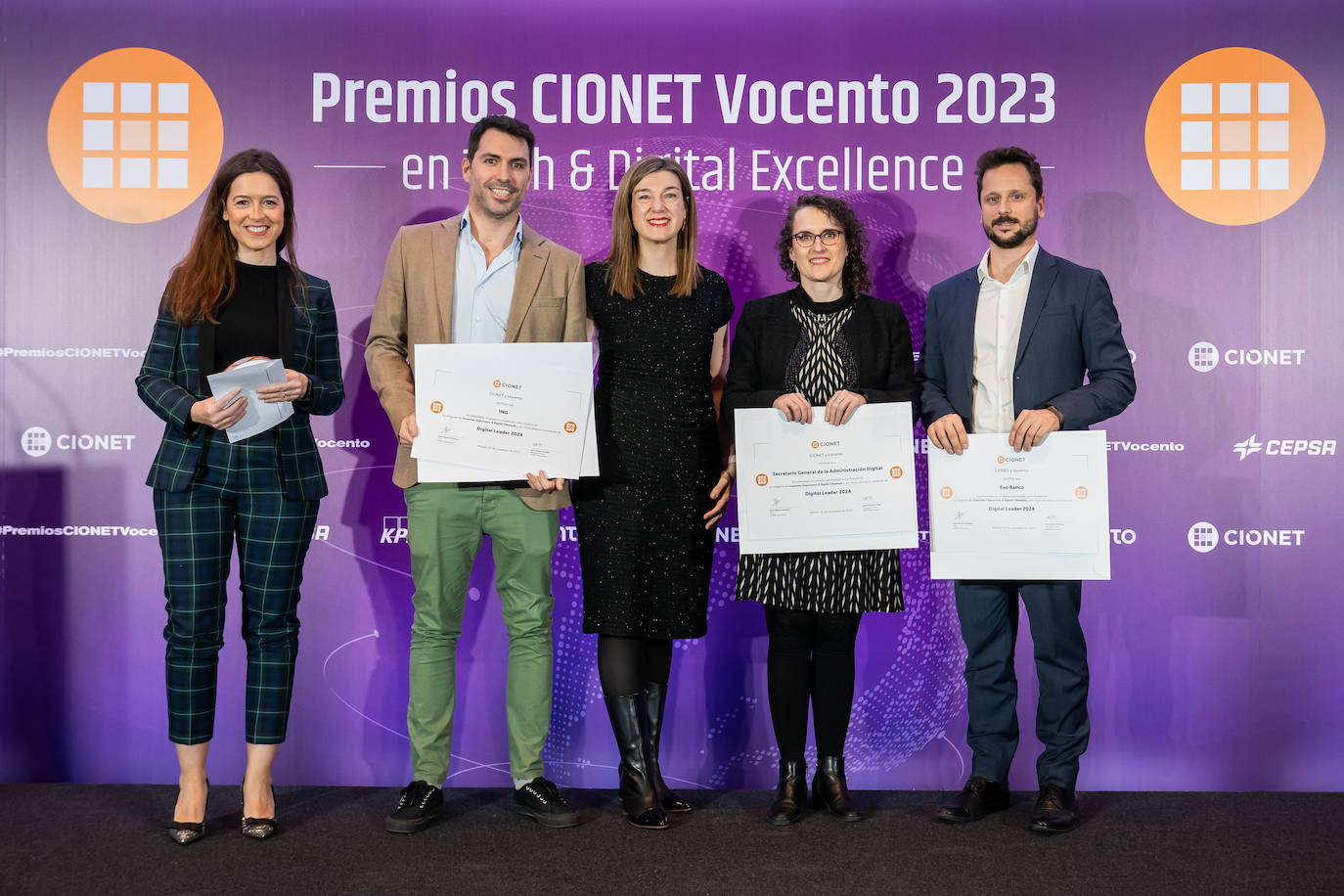 Finalistas y premiados en los Premios CIONET Vocento