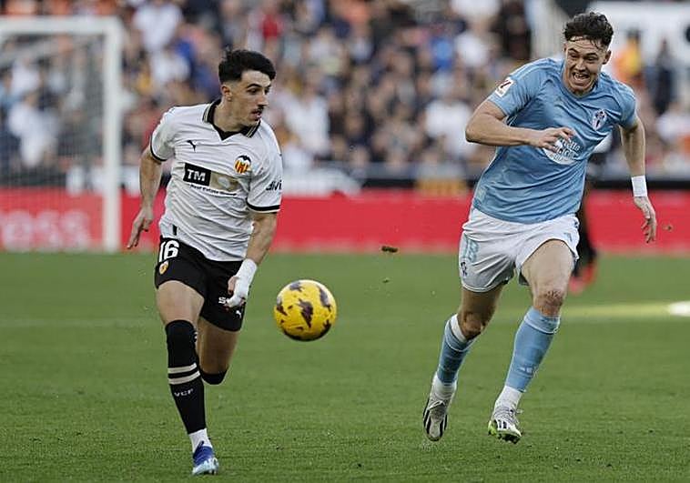 El Valencia y el Celta se quedan sin pólvora en Mestalla