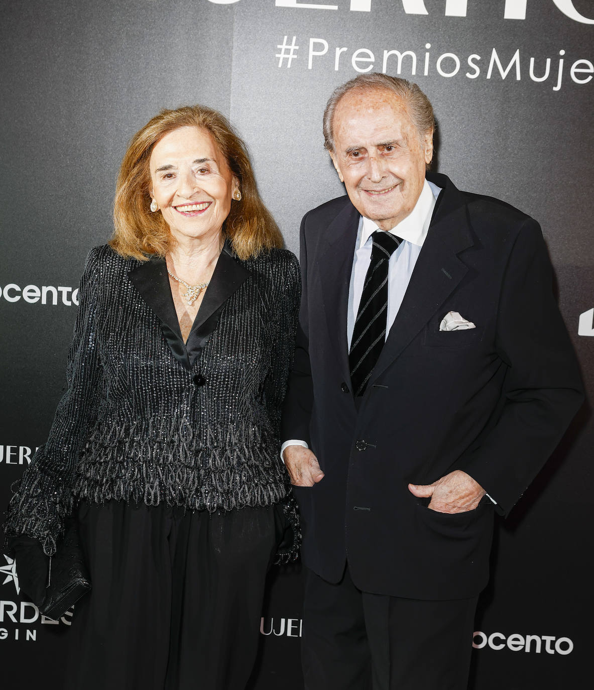 El cronista Jaime Peñafiel y su mujer, Carmen Alonso.