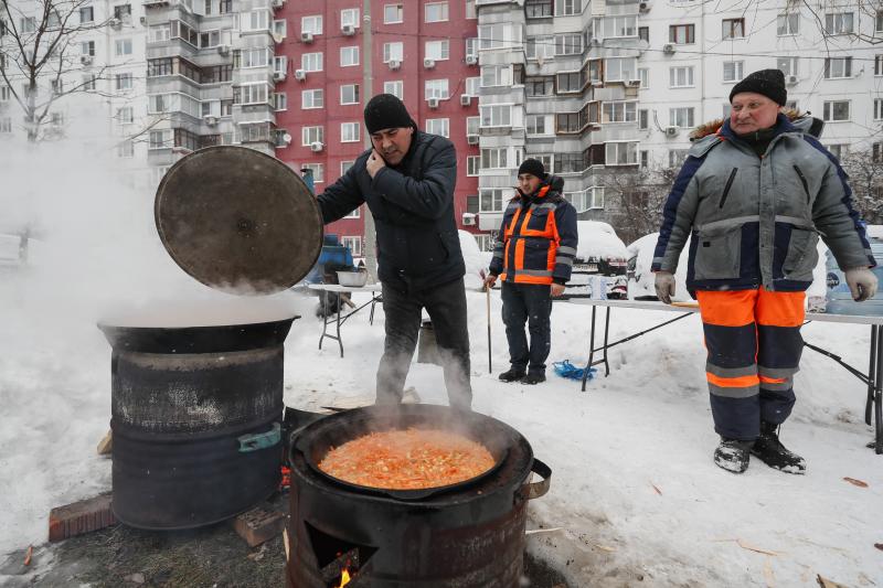 La mayor nevada en más de un siglo en Moscú, en imágenes