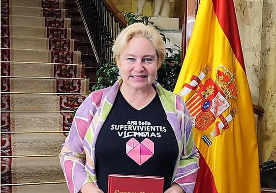 Ana Bella, en el acto por el 45 aniversario de la Constitución en las Cortes Generales.