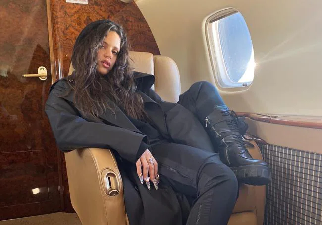 Rosalía has been criticized for abusing the private jet.