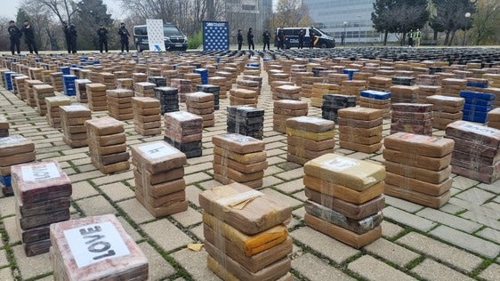Imagen de parte de la droga.
