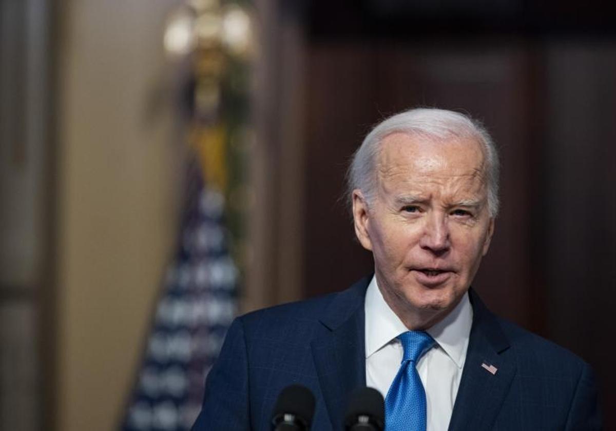 El presidente estadounidense, Joe Biden, en una rueda de prensa en Washington.