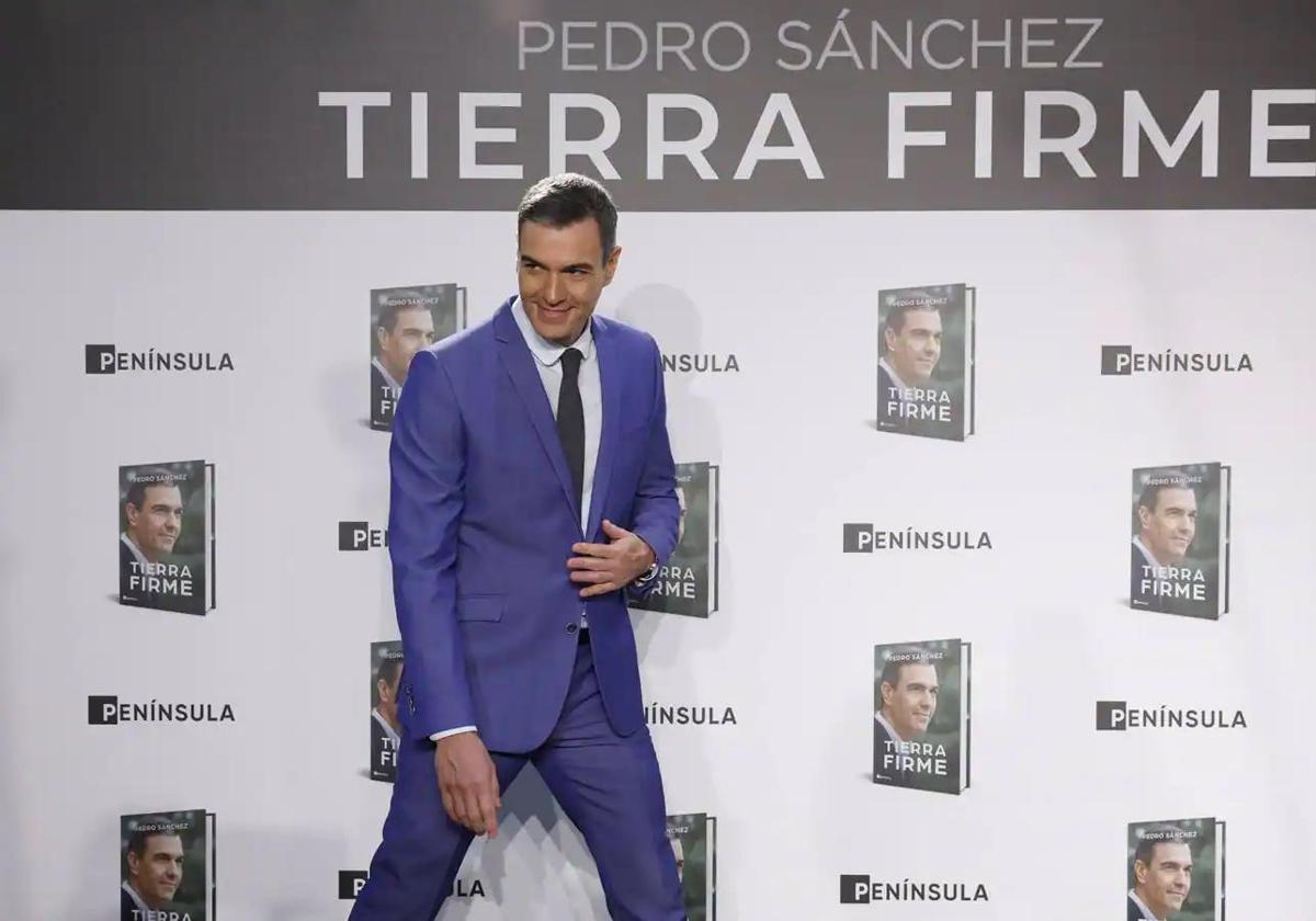 Pedro Sánchez, en la presentación de su libro.