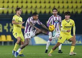 Traspié del Valladolid en Villarreal