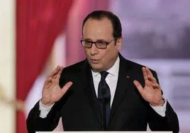 El expresidente galo François Hollande,