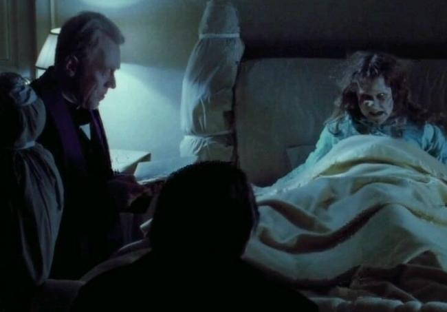 Max Von Sydow y Linda Blair en 'El exorcista'.