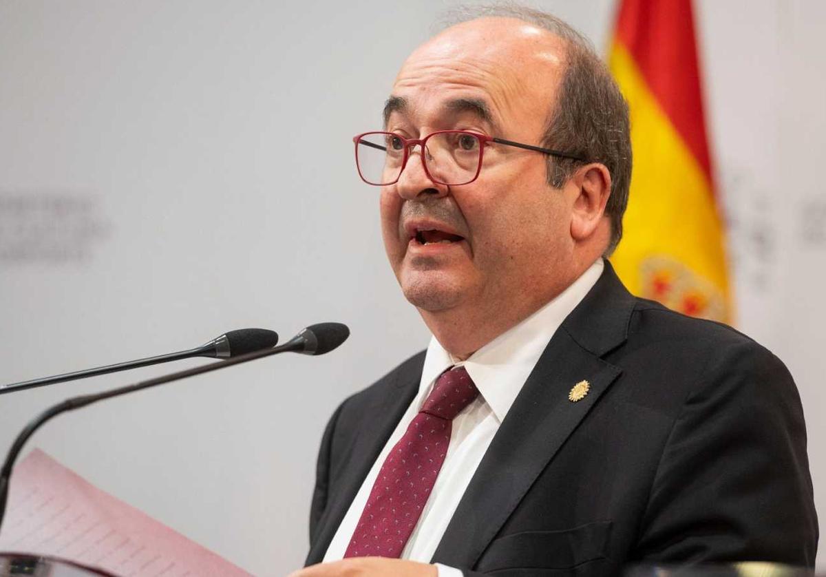 Miquel Iceta, exministro socialista y ahora embajador de España ante la Unesco.