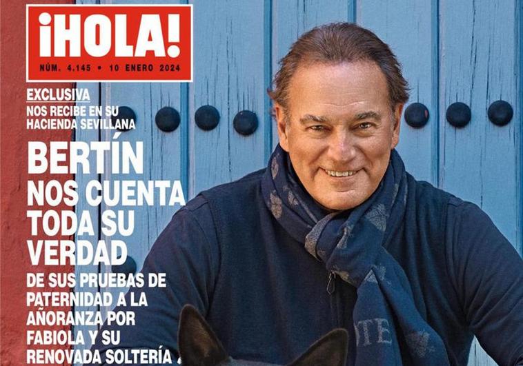 Imagen de Bertín en la portada de ¡Hola!