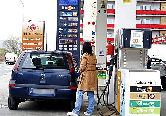 Estación de servicio.