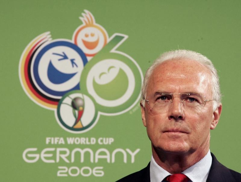 Beckenbauer fue presidente del comité organizador del Mundial de 1974.