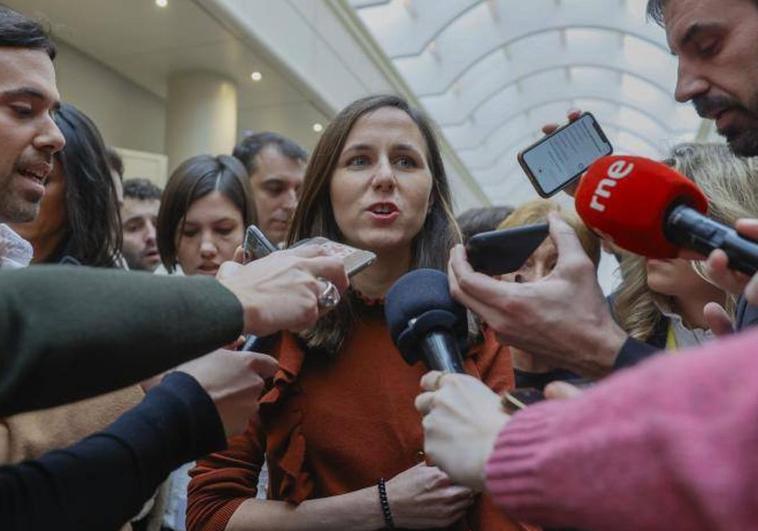 Ione Belarra este miércoles en el Senado.