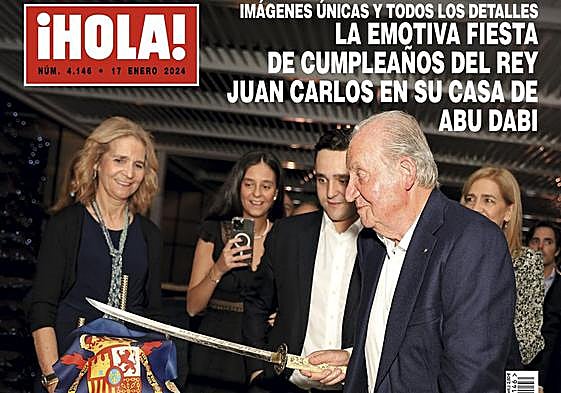 Portada de la revista ¡Hola!