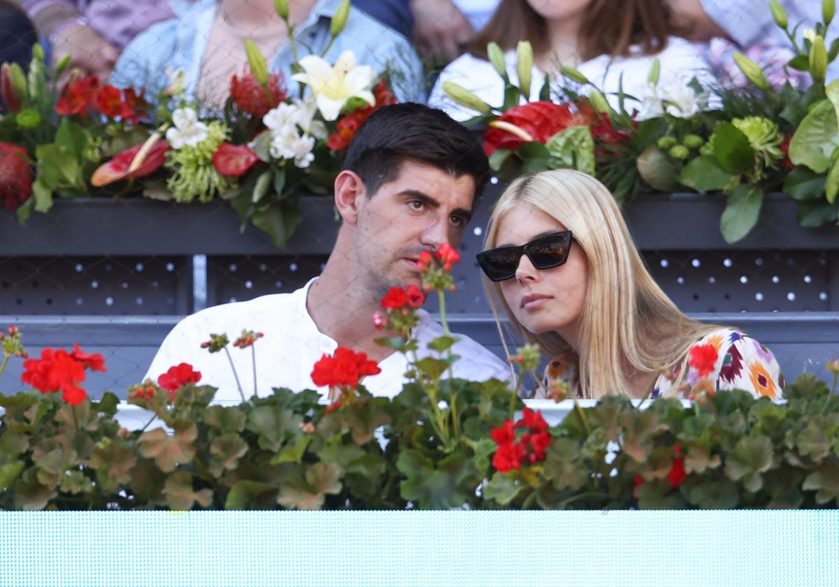 Thibaut Courtois y Mishel Gerzig.