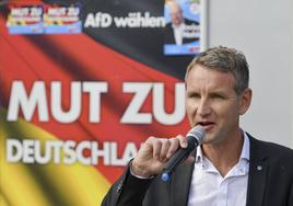 El líder en el Estado federado de Turingia de la formación populista AfD, Björn Höcke, en una imagen de archivo.