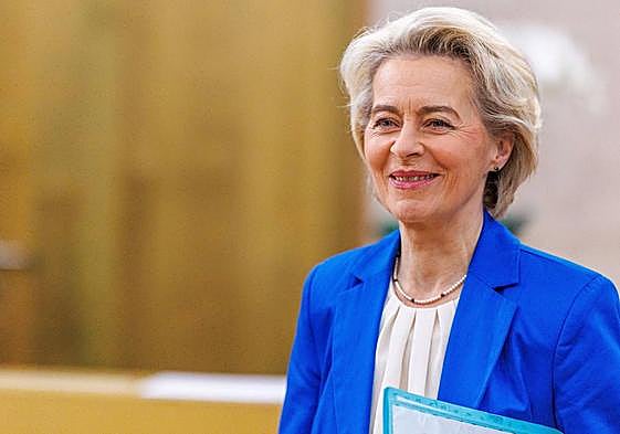 La presidenta de la Comisión Europea, Ursula von der Leyen.