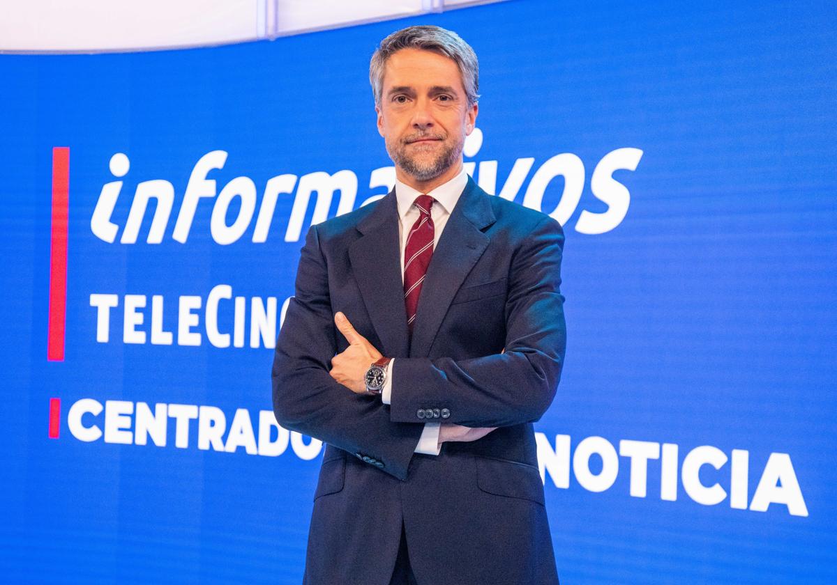 El nuevo presentador de los informativos de Telecinco, Carlos Franganillo