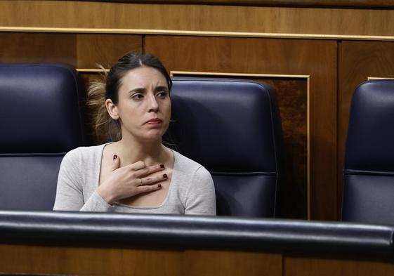 La exministra de Igualda, Irene Montero