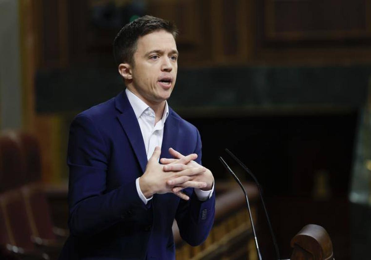 Íñigo Errejón en el Congreso.