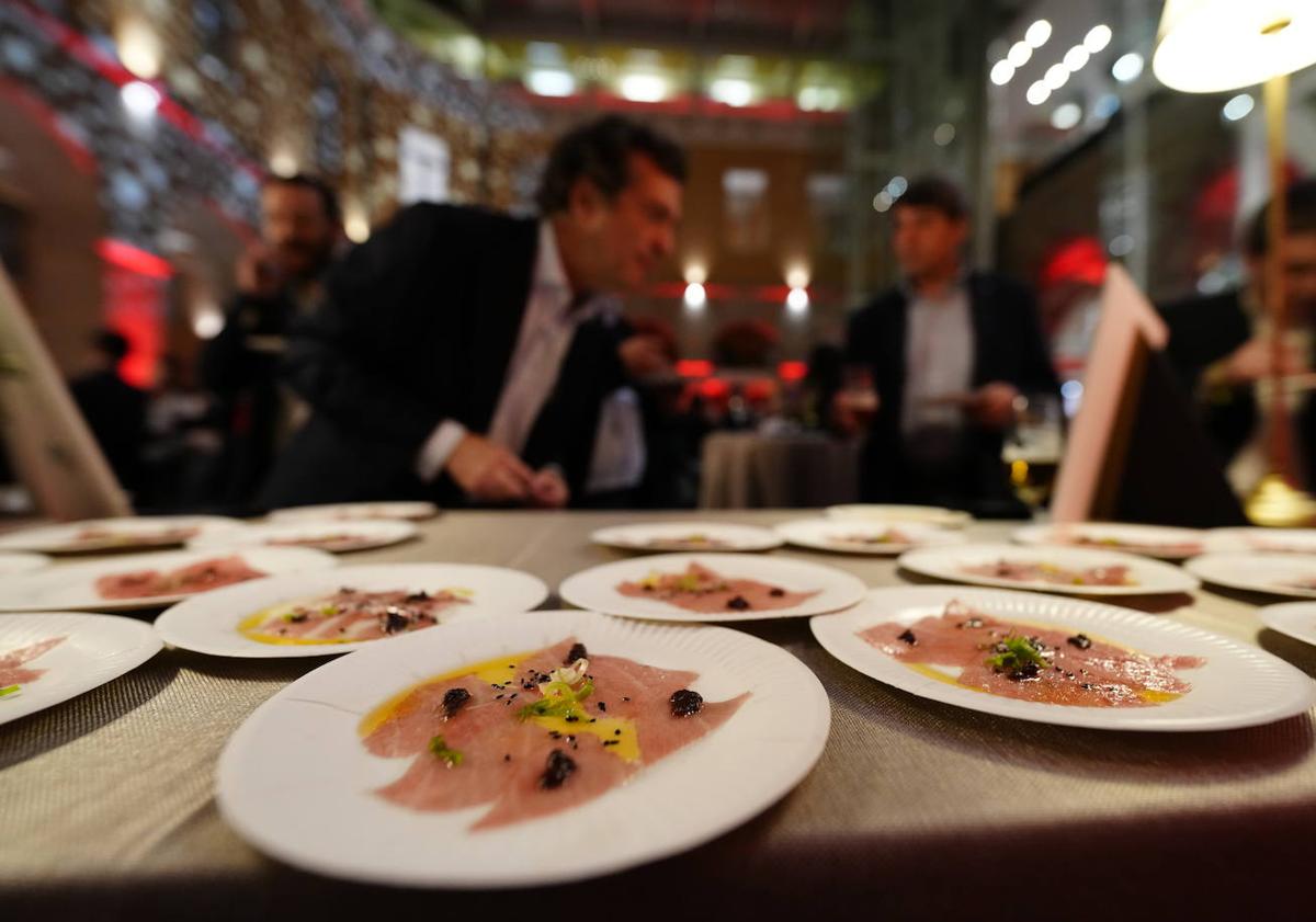 Imagen principal - La fiesta de Madrid Fusión Alimentos de España. 