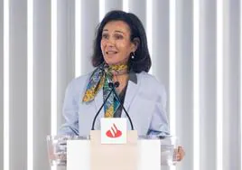 La presidenta de Banco Santander, Ana Botín.