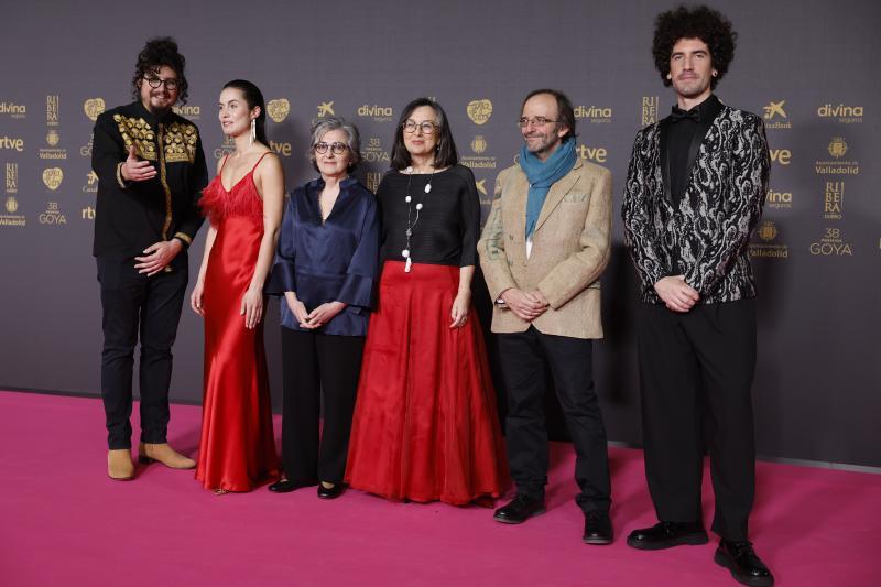 El equipo de «El sueño de la Sultana», nominada a Mejor película de animación