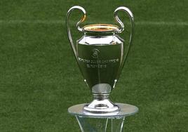 El trofeo de la Champions.