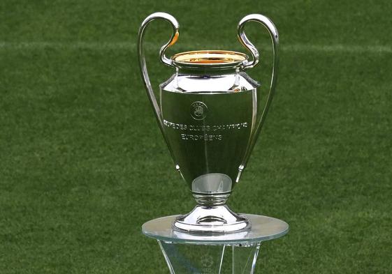 El trofeo de la Champions.