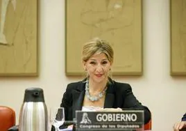 La vicepresidenta y ministra de Trabajo, Yolanda Díaz.