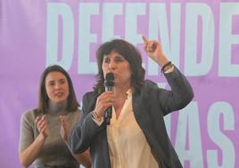 La candidata de Podemos a la Xunta de Galicia, Isabel Faraldo.