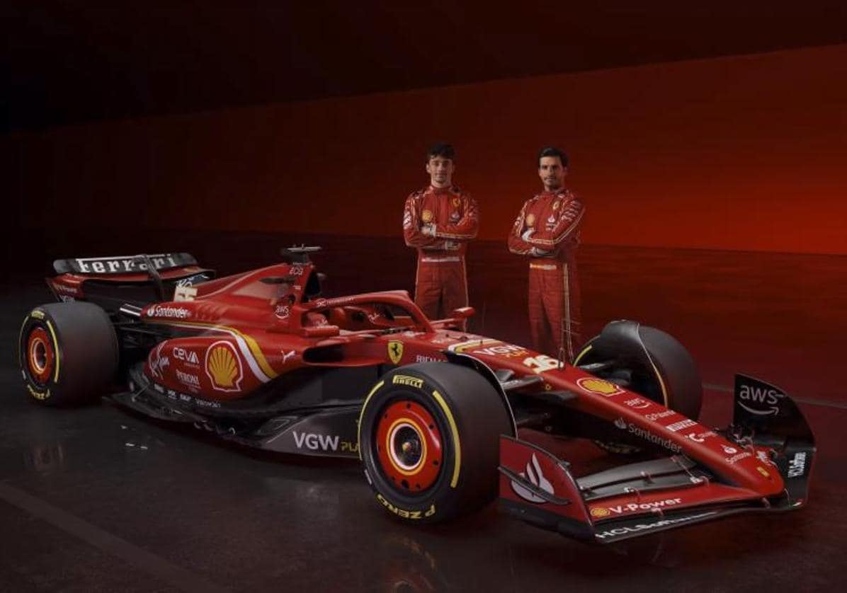 Un Ferrari más dócil para la última temporada de rojo de Carlos Sainz