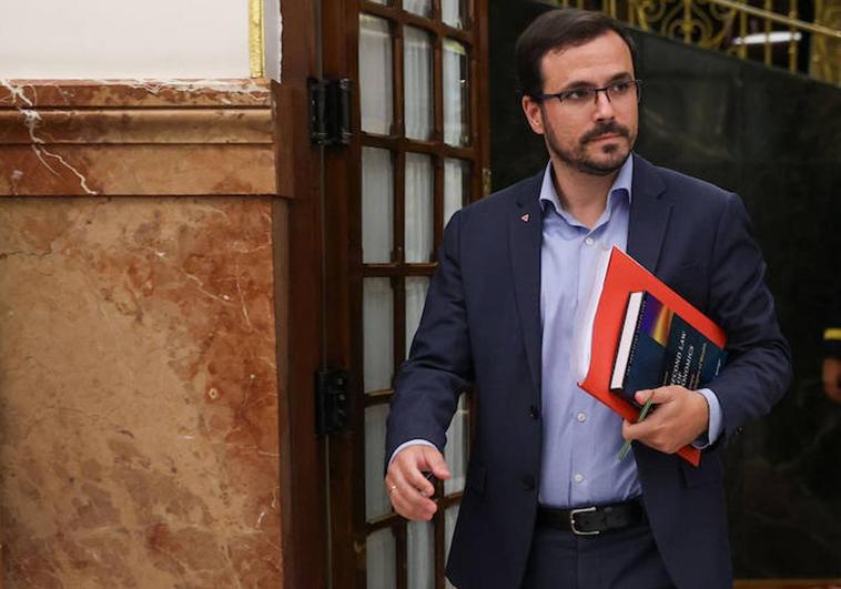 El exministro de Consumo, Alberto Garzón.