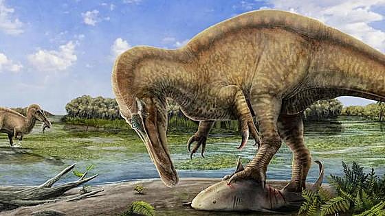 El 'Riojavenatris lacustris', la nueva especie de espinosáurido hallada en La Rioja