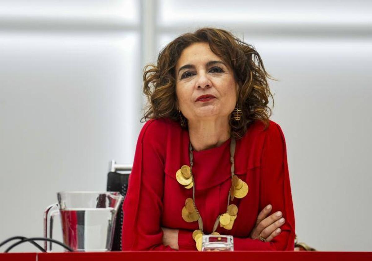 La vicepresidenta primera y ministra de Hacienda, María Jesús Montero.